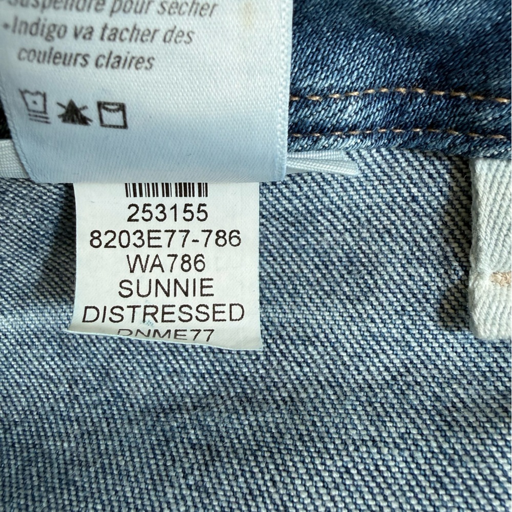 PAIGE Anessa High-Rise Wide-Leg Crop Jeans in Sunnie Distressed - Picture 15 of 15